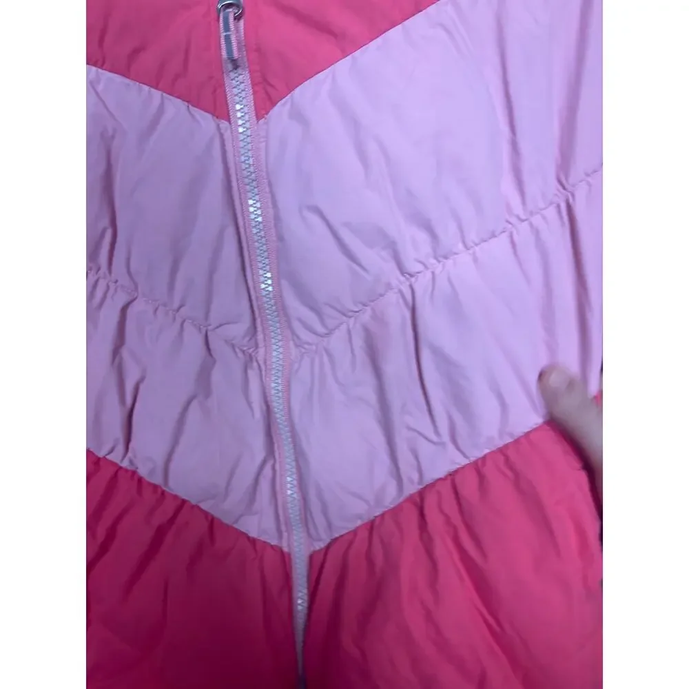 Columbia Pink‎ Puffer Jacket Girls Size Large